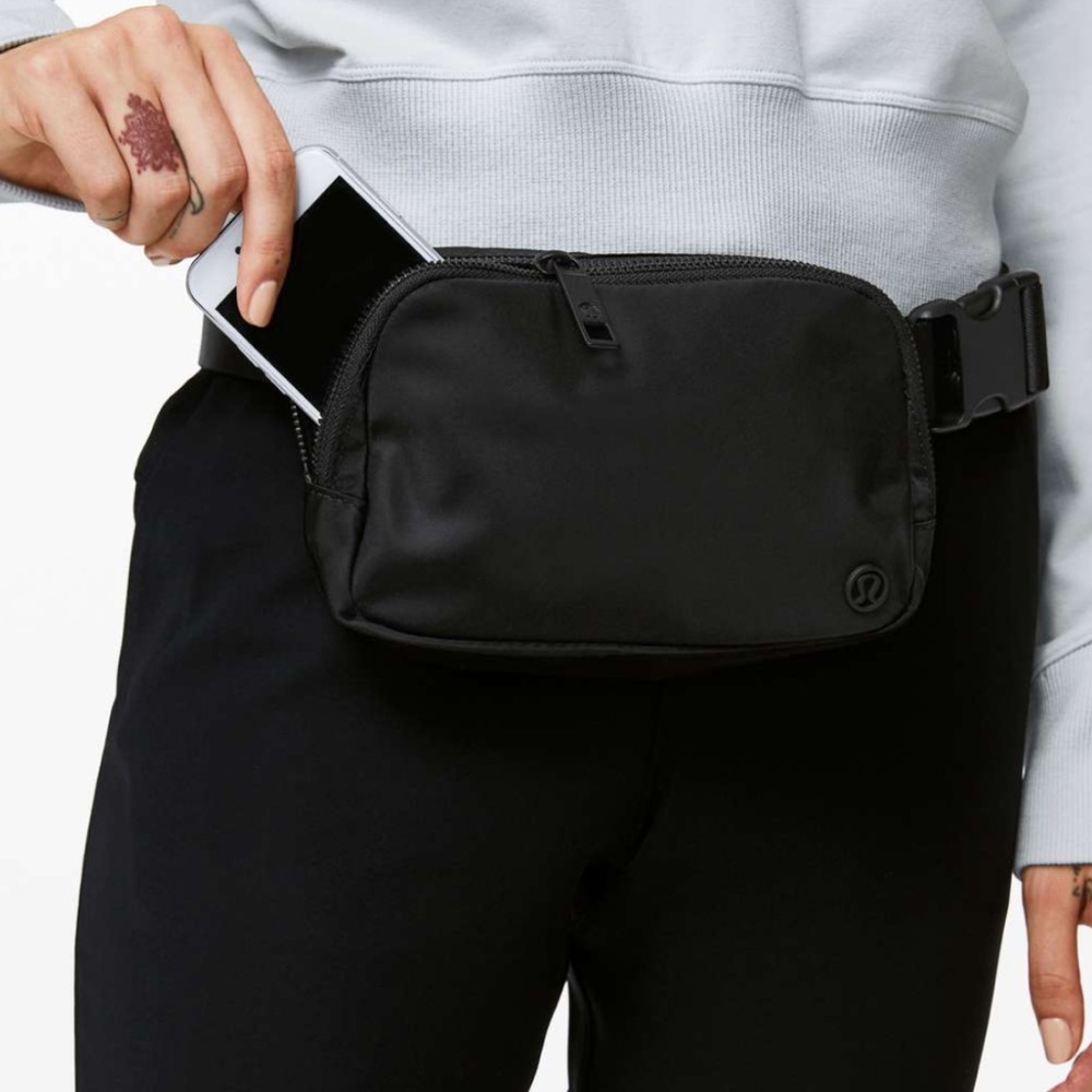 Lululemon Athletica Black Zip Pouch